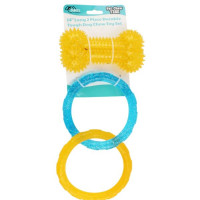 2 Piece Durable Tough Dog Chew Toy Set