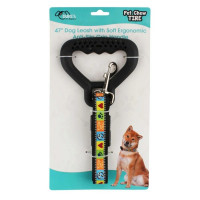 Dog Leash with Soft Ergonomic Anti-Slip Grip Handle