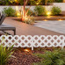 2 Piece White Outdoor Lawn Border Edging Decorative Garden Plastic Fence Panel Set 2 Piece White Outdoor Lawn Border Edging Decorative Garden Plastic Fence Panel Set