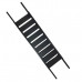 Black Bamboo Wooden Bathtub Tray Caddy Table