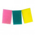 3 Pack Multi-Color All-Purpose Scrub Sponges Set 3 Pack Multi-Color All-Purpose Scrub Sponges Set