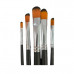 5 Piece Paint Brush Set for Acrylic, Oil,  Watercolor Painting