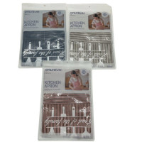 Assorted Waterproof Solid Color Kitchen Apron with Pockets