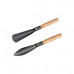 2 Piece Wood Handle Lawn and Garden Tool Set 2 Piece Wood Handle Lawn and Garden Tool Set