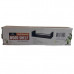 14.2 x 4 x 2.5 in. Wall-Mounted MDF Wood Shelf with Metal Rail and Hardware