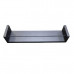 14.2 x 4 x 2.5 in. Wall-Mounted MDF Wood Shelf with Metal Rail and Hardware