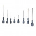 8 Piece Cushioned Grip Screwdriver Set with Durable Steel Shafts 8 Piece Cushioned Grip Screwdriver Set with Durable Steel Shafts