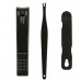 3 Piece Anodized Steel Black Finish Nail Care Tool Set 3 Piece Anodized Steel Black Finish Nail Care Tool Set