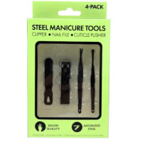 4 Piece Nail Care Grooming Tool Set