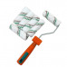 Soft Grip Paint Roller Set with 6 Microfiber Refills for Home Painting Soft Grip Paint Roller Set with 6 Microfiber Refills for Home Painting