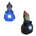 5.25 Inch Solar Garden Gnome Statue with Rock LED Light 5.25 Inch Solar Garden Gnome Statue with Rock LED Light
