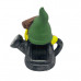 5 Inch Welcome Solar Garden Gnome Statue with Watering Can LED Light 5 Inch Welcome Solar Garden Gnome Statue with Watering Can LED Light