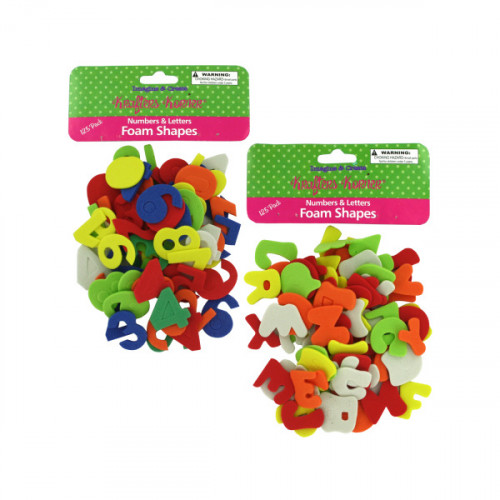 Numbers & Letters Foam Shapes Set Numbers & Letters Foam Shapes Set