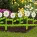 Decorative Daisy Flowers Picket Border Garden Fence Decorative Daisy Flowers Picket Border Garden Fence