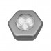 Hexagon Puck Light Stick On LED Push Light Night Battery Operated Hexagon Puck Light Stick On LED Push Light Night Battery Operated