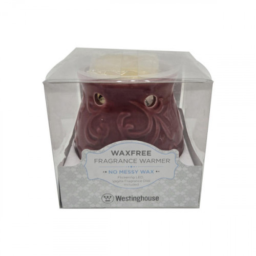 Red Ceramic Wax Free Electric Light Up Fragrance Warmer Red Ceramic Wax Free Electric Light Up Fragrance Warmer