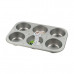 6-Cup Non-Stick Cupcake and Muffin Bakeware Pan 6-Cup Non-Stick Cupcake and Muffin Bakeware Pan