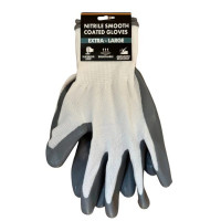 Durable Nitrile Coated Safety Work Gloves Large Size