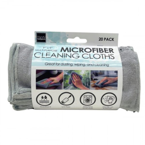 20 Pack Multi Purpose Microfiber Cleaning Cloths 20 Pack Multi Purpose Microfiber Cleaning Cloths