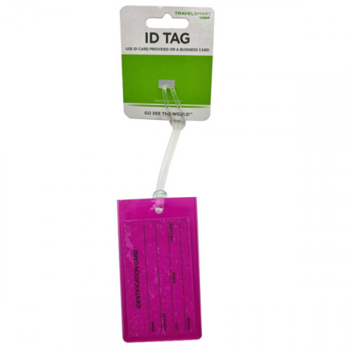 Travel Smart Magenta Travel ID Luggage Tag Travel Smart Magenta Travel ID Luggage Tag