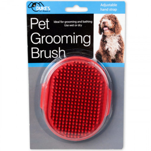 Pet Grooming Brush with Adjustable Hand Strap Pet Grooming Brush with Adjustable Hand Strap