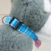 Adjustable Dog Collar with Plaid Design Adjustable Dog Collar with Plaid Design