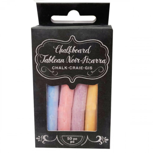 10 Piece Colored Chalk Stick Set 10 Piece Colored Chalk Stick Set