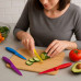 4 Pack Colorful Paring Knife Set with Protective Covers 4 Pack Colorful Paring Knife Set with Protective Covers
