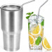 4 Pack Stainless Steel Reusable Straws 4 Pack Stainless Steel Reusable Straws