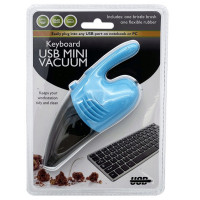 USB Powered Mini Crumb Catcher Keyboard Vacuum with 2 Attachments