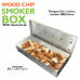 Barbecue Smoker Box with Hinged Vented Lid Barbecue Smoker Box with Hinged Vented Lid