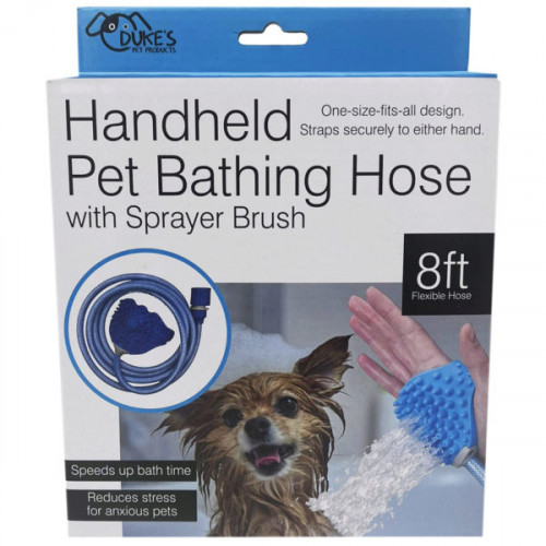 Handheld Pet Bathing Hose with Sprayer Brush Handheld Pet Bathing Hose with Sprayer Brush