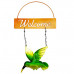 Assorted Hanging Metal Welcome Sign Assorted Hanging Metal Welcome Sign