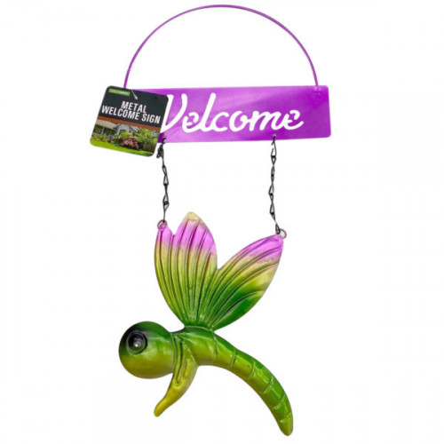 Assorted Hanging Metal Welcome Sign Assorted Hanging Metal Welcome Sign