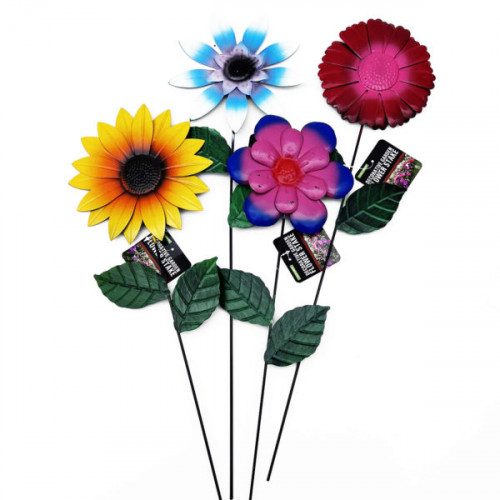 Assorted Metal Decorative Garden Flower Stake Assorted Metal Decorative Garden Flower Stake