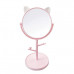 Cute Cat Ear Vanity Mirror With Hooks and Tray Cute Cat Ear Vanity Mirror With Hooks and Tray