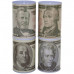 100 Dollar Bill Tin Money Bank