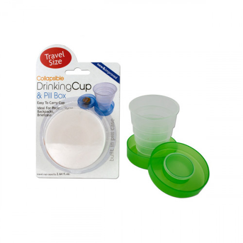 Collapsible Drinking Cup & Pill Box Collapsible Drinking Cup & Pill Box