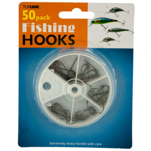 Fishing Hooks Set in Divided Case Fishing Hooks Set in Divided Case