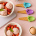 4 Pack Plastic Ice Cream Spoons