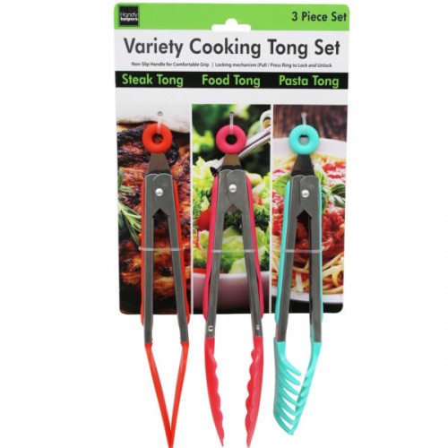 3 Pack All-in-One Variety Cooking Tong Set 3 Pack All-in-One Variety Cooking Tong Set