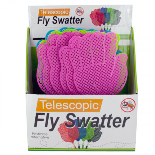 Giant Hand Shape Telescopic Fly Swatter Countertop Display Giant Hand Shape Telescopic Fly Swatter Countertop Display