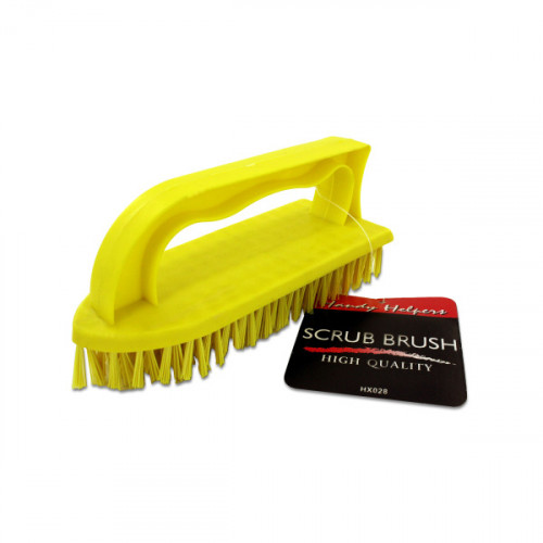 Iron-Shaped Scrub Brush with Handle Iron-Shaped Scrub Brush with Handle
