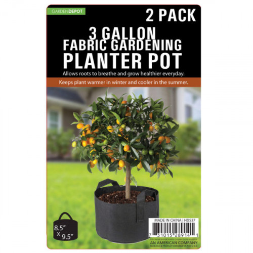 3 Gallon Fabric Gardening Planter Pot 3 Gallon Fabric Gardening Planter Pot
