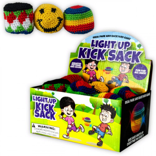 Light-Up Woven Kick Sack Countertop Display Light-Up Woven Kick Sack Countertop Display