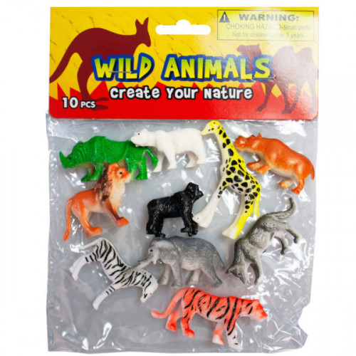 10 Piece Wild Animals 10 Piece Wild Animals