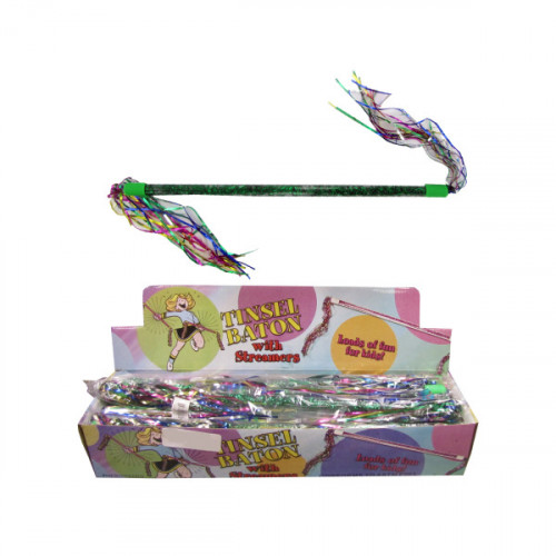 Tinsel Baton with Streamers Countertop Display Tinsel Baton with Streamers Countertop Display