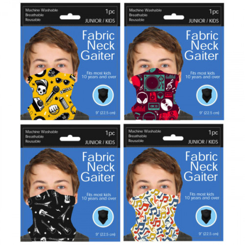 Junior / Kids Music Style Neck Gaiter Junior / Kids Music Style Neck Gaiter