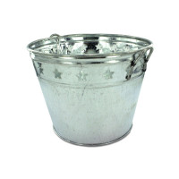 Tin Bucket with Stars