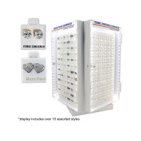 Cubic Zirconia / Micro Pave Earrings Light Up Display